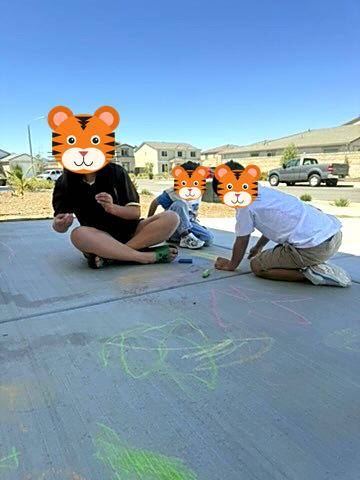 Sidewalk masterpieces
